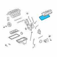 OEM Ford Mustang Gasket Diagram - 3L3Z-6584-EA