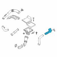 OEM 2012 BMW X5 Charge-Air Duct Diagram - 13-71-7-609-811