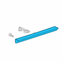 OEM Lexus RX350 Lamp Assy, Center Stop Diagram - 81570-48080