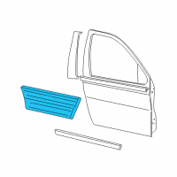 OEM 2004 Mercury Monterey Cladding Diagram - 4F2Z-1720878-BAPTM