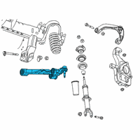 OEM 2021 Ram 1500 Lower Control Diagram - 68444512AD