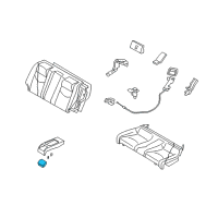 OEM 2011 Infiniti G37 Cup Holder Assembly Diagram - 88741-JL00A