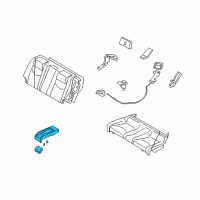 OEM 2014 Infiniti Q60 Lid Assy-Armrest Diagram - 88702-1NV9C