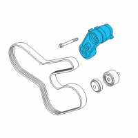 OEM BMW ActiveHybrid 7 Mechanical Belt Tensioner Diagram - 11-28-7-604-935