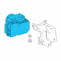 OEM 2009 Toyota RAV4 Actuator Assembly Diagram - 44050-42331