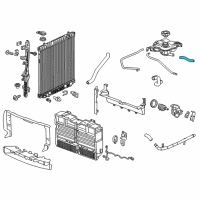 OEM 2016 Chevrolet Colorado Heater Hose Diagram - 23125837