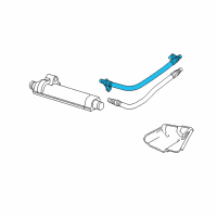 OEM Lincoln Hose & Tube Assembly Diagram - 3W7Z-6A715-AA