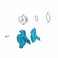 OEM 2007 Dodge Sprinter 2500 Water Pump Diagram - 68084803AA