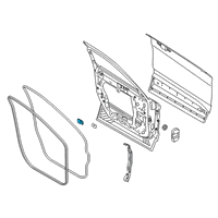 OEM Lincoln Door Shell Plug Diagram - FA1Z-00933-B