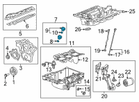 OEM Cadillac Filler Tube Diagram - 12671375