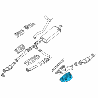 OEM 2006 Nissan Xterra Cover-Exhaust Manifold Diagram - 16590-EA200