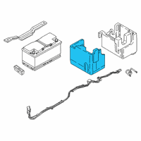 OEM 2019 BMW 530i xDrive Equipment Insert, Auxiliary Battery Diagram - 61-13-9-354-592