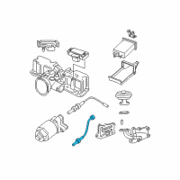 OEM 2003 Chevrolet S10 Oxygen Sensor Diagram - 12567254