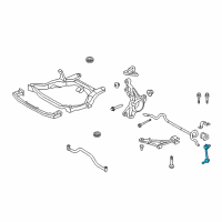OEM 2014 Ford Edge Stabilizer Link Diagram - 7T4Z-5K483-A