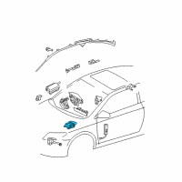 OEM 2005 Scion tC Center Sensor Diagram - 89170-21070