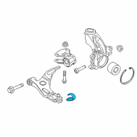 OEM Ford C-Max Knuckle Lock Ring Diagram - CV6Z-3K050-A