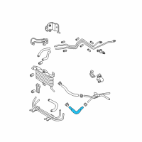 OEM 2005 Lexus GX470 Hose, Oil Cooler Outlet Diagram - 32943-60320