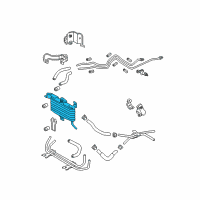 OEM 2007 Lexus GX470 Cooler Assy, Oil Diagram - 32910-60150