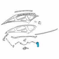 OEM 2008 Ford F-350 Super Duty Release Handle Diagram - F81Z-16916-AB