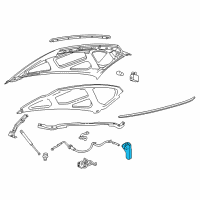 OEM 2004 Ford Excursion Release Handle Diagram - F81Z-16916-AB