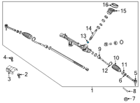 OEM Kia Carnival BEARING Diagram - 56551R0000