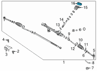 OEM Kia Carnival PACKING-DUST Diagram - 56516R0000