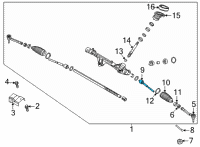 OEM Kia Carnival ROD ASSY-TIE Diagram - 56540R0000