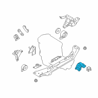 OEM Nissan Sentra Engine Mounting Insulator Assembly, Front Left Diagram - 11220-2J210