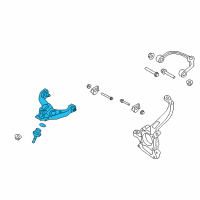 OEM 2018 Ford F-150 Lower Control Arm Diagram - HL3Z-3079-D