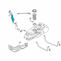 OEM 2016 Nissan NV200 Tube Assy-Filler Diagram - 17221-3LM0A