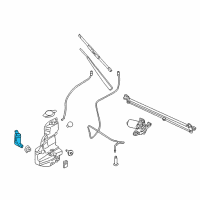 OEM 2022 Ford Ranger Washer Pump Diagram - JL3Z-17664-A