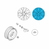 OEM 2016 Infiniti QX50 Aluminum Wheel Diagram - D0300-1UR4A