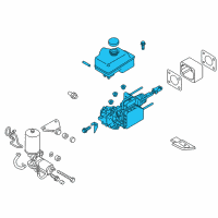 OEM Infiniti QX56 Cylinder Assy-Brake Master Diagram - 46010-1V81A