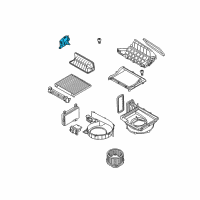 OEM 2011 Hyundai Equus Heater System Intake Actuator Assembly Diagram - 97124-3M000