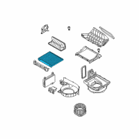 OEM Hyundai Air Filter Diagram - 08790-3M000-A
