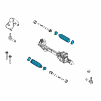 OEM 2018 Ford Explorer Boot Kit Diagram - GG1Z-3332-A