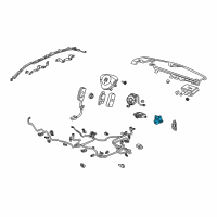 OEM Acura RDX Sensor Assembly, Front Crash Diagram - 77930-STK-A21