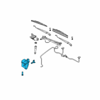 OEM 2003 Nissan Altima Tank Assy-Windshield Washer Diagram - 28910-8J400