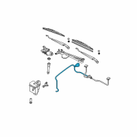 OEM 2005 Nissan Altima Hose-Washer Diagram - 28935-8J000