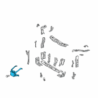 OEM Lexus ES350 Sensor Assembly, MILLIME Diagram - 88210-33082