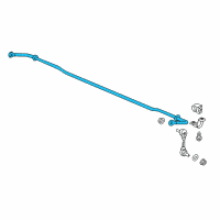 OEM Honda CR-V Stabilizer, Rear Diagram - 52300-TLA-A53