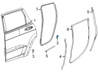 OEM 2022 Jeep Grand Wagoneer RUBBER Diagram - 68453833AB