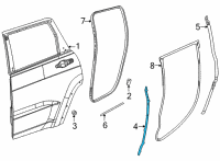 OEM 2022 Jeep Wagoneer B-PILLAR Diagram - 68455259AC