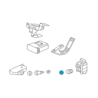 OEM 2013 Acura ZDX Washer, TPMS Valve Diagram - 42755-SHJ-A51