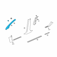 OEM 2002 Saturn Vue Molding Asm, Windshield Upper Garnish *Shale Diagram - 15839292