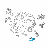 OEM 2018 Chevrolet Cruze Torque Strut Diagram - 42724957