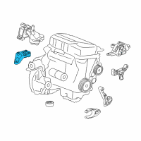 OEM 2018 Chevrolet Cruze Side Bracket Diagram - 13389363