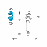 OEM Cadillac XT5 Coil Spring Diagram - 84223394