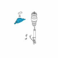 OEM 2013 Hyundai Equus Bracket-Shock Absorber, LH Diagram - 54631-3M000