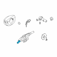 OEM 2004 Nissan Titan Switch Assy-Turn Signal Diagram - 25540-ZC00A